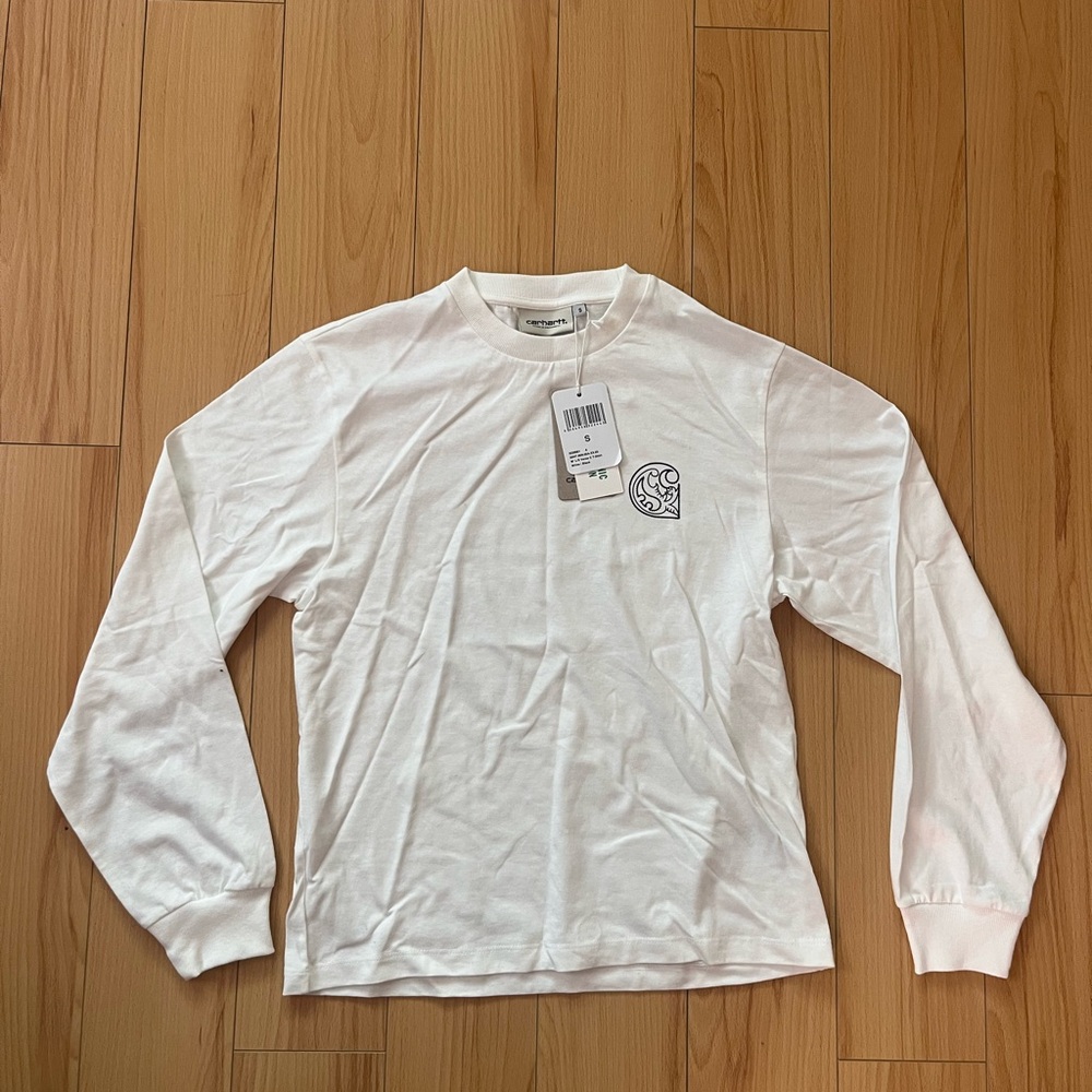 Carhartt White Long Sleeve Men's Shirt
